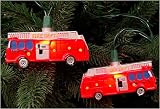Review Kurt Adler  / Set Of 10 Fire Department Red Truck Christmas Lights