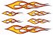 Sports : Aufkleber Set Orange Light Tribals Sticker (Nr. 1385)