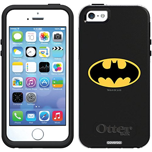 Batman - Emblem design on a Black OtterBox® Symmetry Series® Case for iPhone 5s / 5