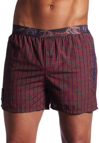 Ed Hardy Men's Panther Woven Boxer