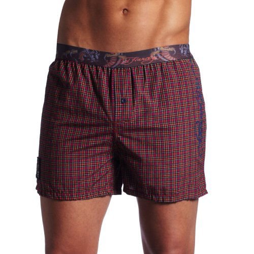 Ed Hardy Men's Panther Woven Boxer