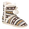 Women's Chasity Sweater Bootie Slippers - Pink