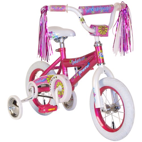Piranha Girl's Enchantment Bike (Pink/White, 12-Inch)