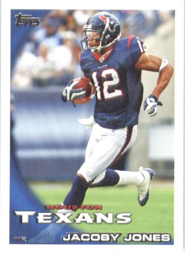 2010 Topps NFL Football Card # 47 Jacoby Jones - Houston Texans - NFL Trading Card in a Protective ScrewDown Case!