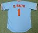 OZZIE SMITH St. Louis Cardinals 1982 Majestic Cooperstown Throwback Away Baseball Jersey, XL