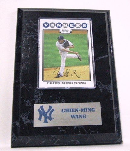 New York Yankees Chien-Ming Wang MLB Card Plaques at Amazon.com