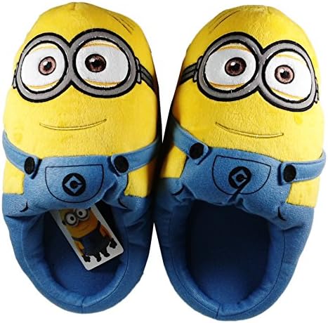 Gangtoys Minions Dave Women's Men's Work Space Plush Slippers, Medium, 5inches, 8 D(m) Us"