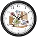 Teacher, School Principal, Dean or Counselor Wall Clock by WatchBuddy Timepieces (Black Frame)