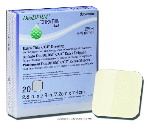 DuoDERM Extra Thin CGF Dressing Box of 10 Size 4