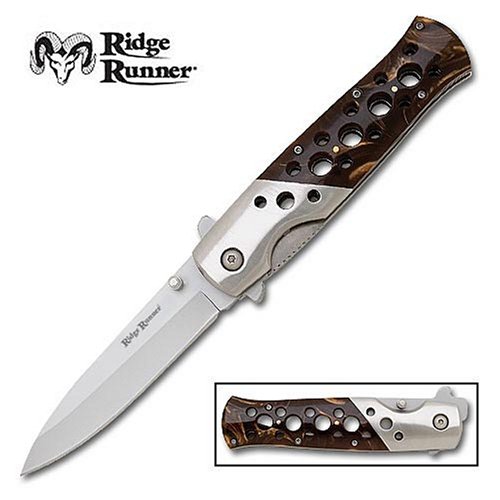 Ridge Runner Tortoise Elite Classy Gent Folding Knife