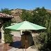 Formosa Covers 9ft 8 Ribs Patio Umbrella Replacement Canopy Market Umbrella Top (Canopy Only) (Avocado Lime Green)