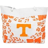 Tennessee Volunteers White Hibiscus Tote Bag