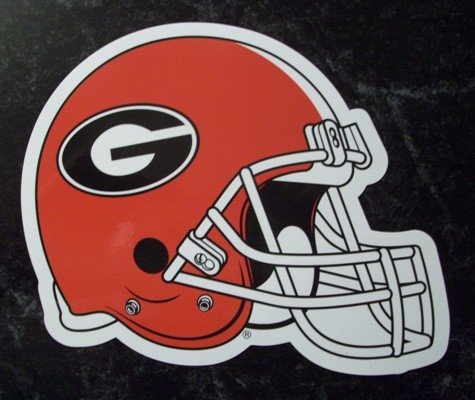 Georgia Bulldogs Helmet Logo NCAA Car Magnet