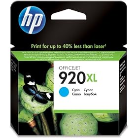 Hewlett Packard [HP] No. 920XL Inkjet Cartridge Page Life 700pp Cyan [forOfficejet 6500] Ref CD972AE#BGX