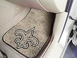 New Orleans Saints Printed Carpet Car Mat 2 Piece Set