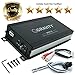 Gravity GBR500.2D True 300-Watt RMS Micro Ultra Compact Digital 2-Channel Full Range Amplifier with RCA Stereo Input - Perfect for Motorcycle, RV, ATV, Car, Boat, Marine