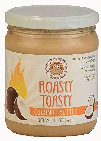 My Coconut Kitchen Roasty Toasty Coconut Butter Toasted Organic Coconut &amp; Vanilla Gluten-free Peanut-free Dairy-free No Refined Sugar