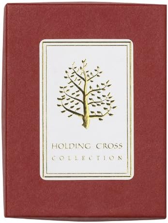 Olive Wood Pass the Peace Holding Cross with Peace Dove Medallion and Mother Teresa Prayer for Peace