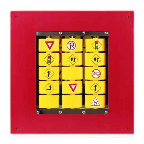 Busy Cube Traffic Memory Wall Panel by Anatex