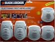 Black & Decker EW406-5P Ultrasonic Pest Repeller, White