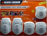Black & Decker EW406-5P Ultrasonic Pest Repeller, White