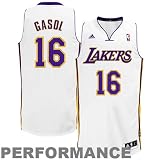 Adidas Los Angeles Lakers Pau Gasol Youth (Sizes 8-20) Revolution 30 Swingman Alternate Jersey Large