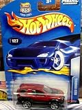 Mattel Hot Wheels 2003 1:64 Scale Red Isuzu Vehicross Die Cast Car #127