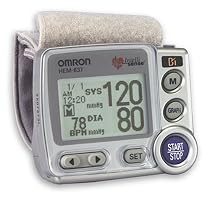 Omron HEM-637 Wrist Blood Pressure Monitor with Advanced Positioning Sensor