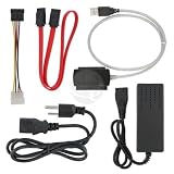 3 in 1 USB 2.0 To SATA / IDE Adapter Cable + Power Cord