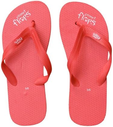 Planet Flops Cherry (Red) Flip-Flops: Incredibly Comfortable, Eco-Chic, Brazilian, Natural Rubber Flip-Flops. 7/8