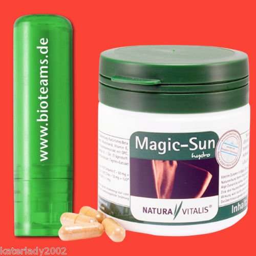Natura Vitalis Magic Sun hydro 150 Kapseln + Pflegestift LSF 15 Preisvergleich