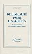 De l'in�galit� parmi les soci�t�s