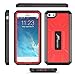 iPhone 6s Plus Case, Apple iPhone Plus 6s, ROOCASE Tough Case Full Body Complete Coverage Protective Cover Hybrid PC/TPU Shock-Absorbing Heavy Duty Dual Layer Case for iPhone 6 Plus - Red