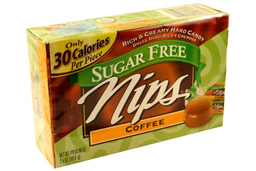 Sugar Free Nips Coffee 2.5oz Box by Sugar-Free Candy
