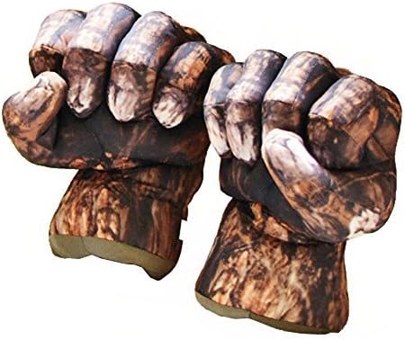 Devil Hulk Soft Plush Boxing Gloves Toys Costume Props for Kids Halloween Gifts