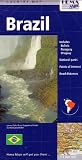 Brazil Country Map by Hema (Spanish, French, Italian and German Edition)