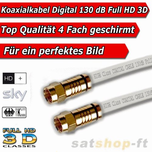 SAT DIGITAL Koaxial 20m 130dB