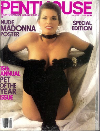 Penthouse Magazine January 1986 Featuing Madonna Poster