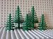 LEGO Planzen : kleiner Wald 2 grosse & 3 kleine Baeume