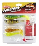 Berkley Powerbait Vertical Kit - Kit de pêche - Leurres et têtes plombées - Paquet de 5
