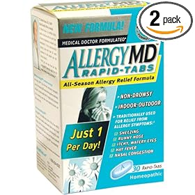 Iovate Allergy Md (homeo) 30t, Bottle (Pack of 2) by Iovate