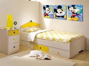 Wholesale Mickey Mouse cartoon picture printed on canvas without frame wall art home dwcoration YM-10080
