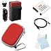 EZOPower NB-11L Battery + Charger with Pouch Case + Red EVA Case + USB Cable + Screen Protector for Canon PowerShot A2600, A2500, ELPH 115 IS, ELPH 130 IS, ELPH 320 HS, ELPH 110 HS Digital Camera