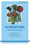 Hydroponic Home Food Gardens
