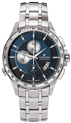 Junghans Mega Herrenarmbanduhr ANYTIME Racer Chronograph 041/4893.44