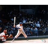 Steiner Sports MLB Chicago Cubs Ernie Banks At-Signed Bat Versus Phillies 16-by-20-inch Signed Photograph