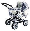 Sunnybaby 10495 - Regenverdeck mit Sichtfenster für Kinderwagen mit Schwenkschieber