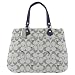 Authentic Coach Poppy Signature Glamour Tote Bag 18711 Grey Blue 514v 8qs9CL. AA75 Authentic Coach Poppy Signature Glamour Tote Bag 18711 Grey Blue
