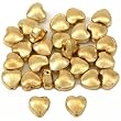 15g Heart Beads Gold Plated Beading Parts 6mm Approx 25