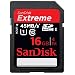 Sandisk 16GB SDHC SD UHS-1 Extreme Class 10 HD Video Hi Definition Memory Card 45MB/s